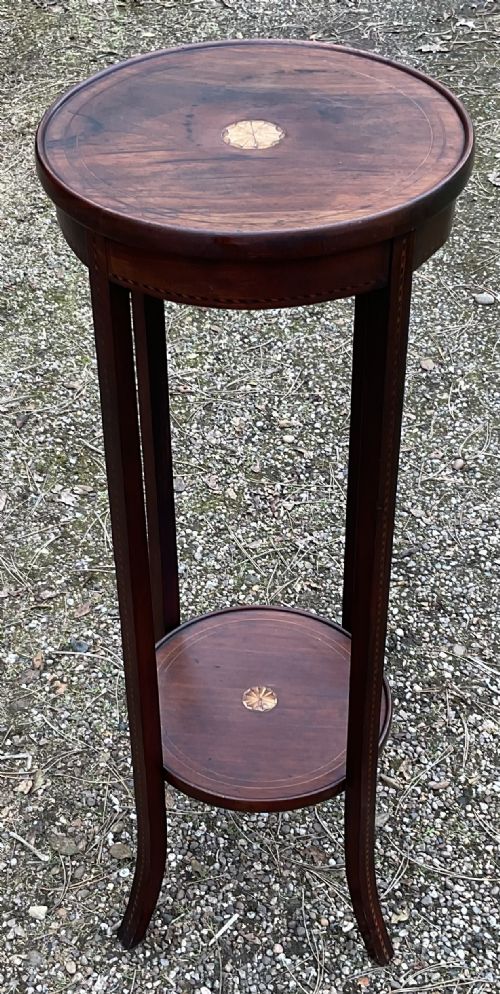 EDWARDIAN MAHOGANY PLANT STAND - ADDITIONAL PHOTO 2