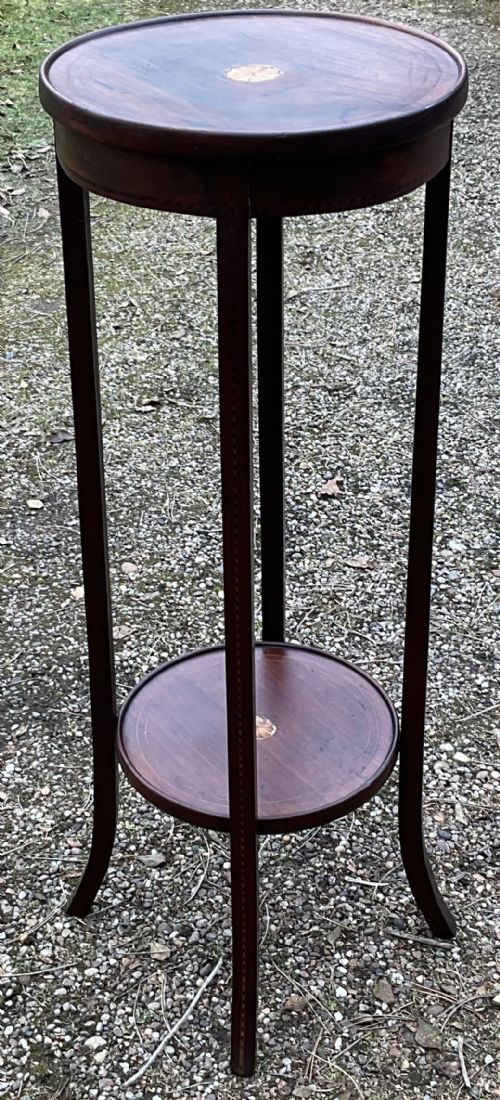 EDWARDIAN MAHOGANY PLANT STAND - ADDITIONAL PHOTO 4