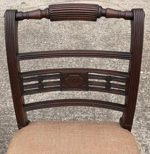 PAIR OF GEORGIAN MAHOGANY DINING CHAIRS - ADDITIONAL PHOTO 2