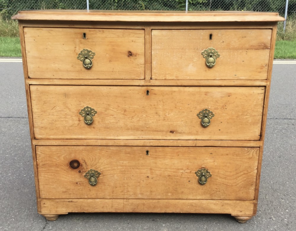 Victorian Small Pine Chest of Drawers View II