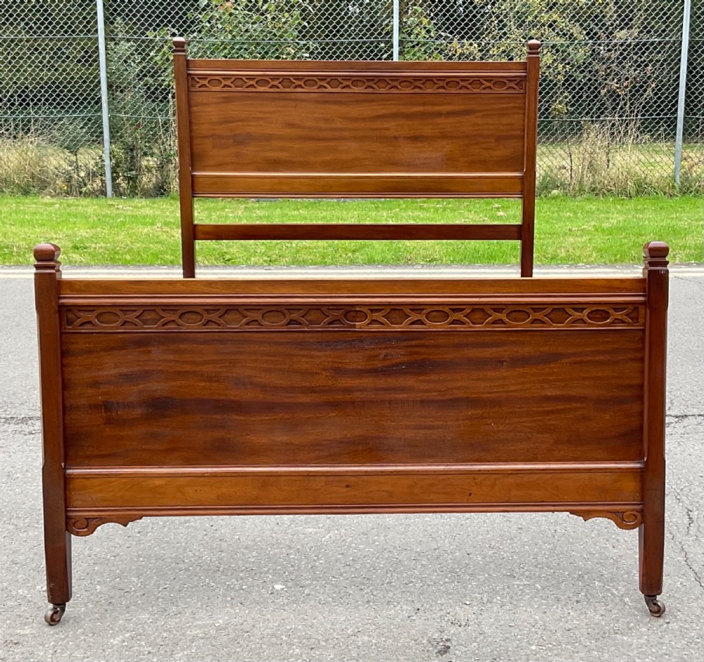 Edwardian Mahogany Double Bed