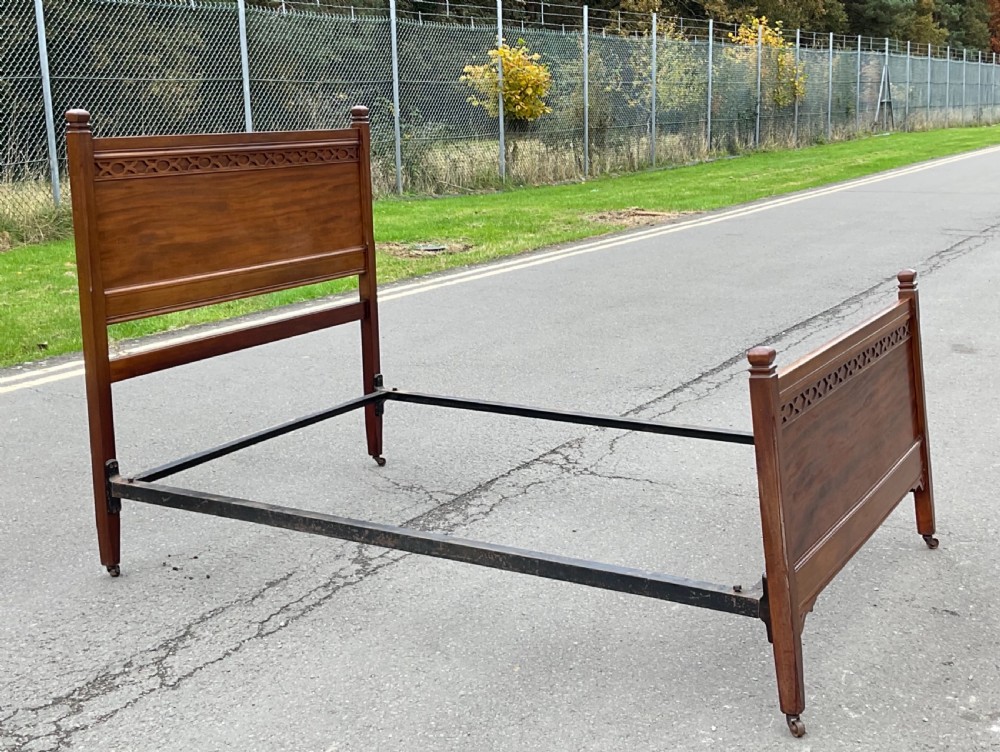 Edwardian Mahogany Double Bed View III