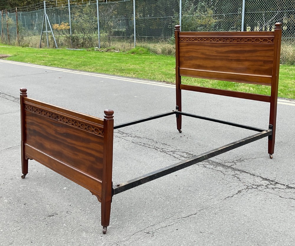 Edwardian Mahogany Double Bed View IV