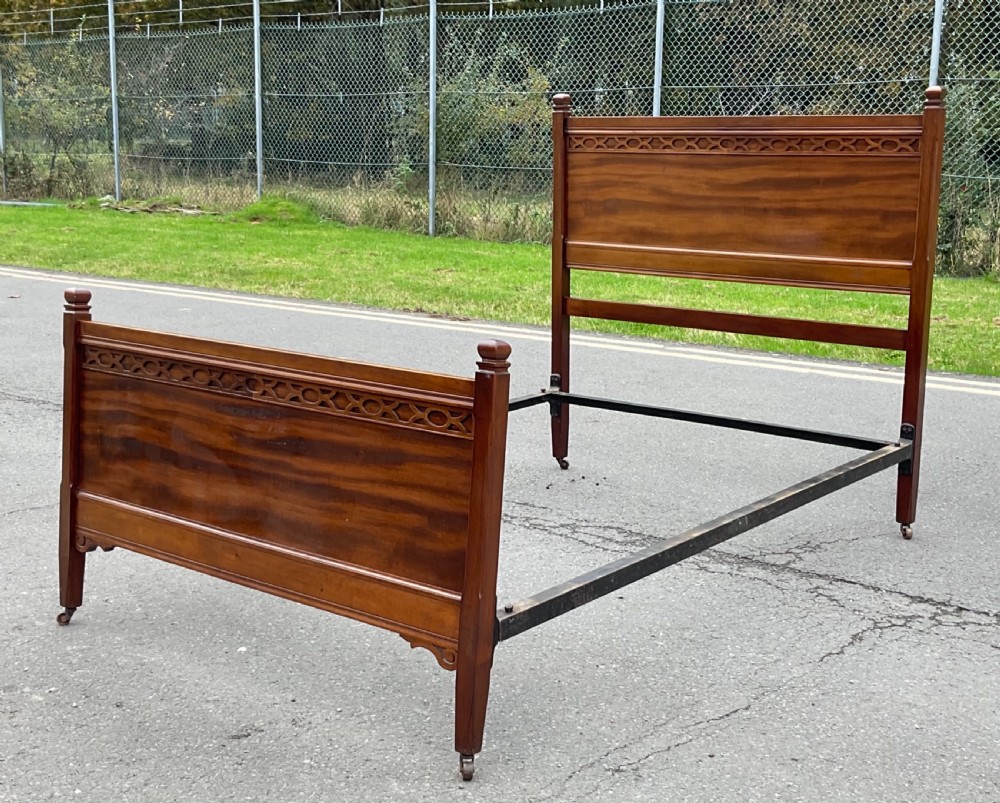 Edwardian Mahogany Double Bed View V