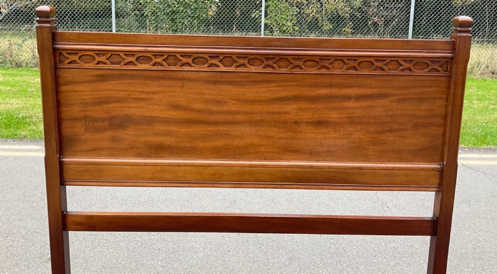 Edwardian Mahogany Double Bed View IX