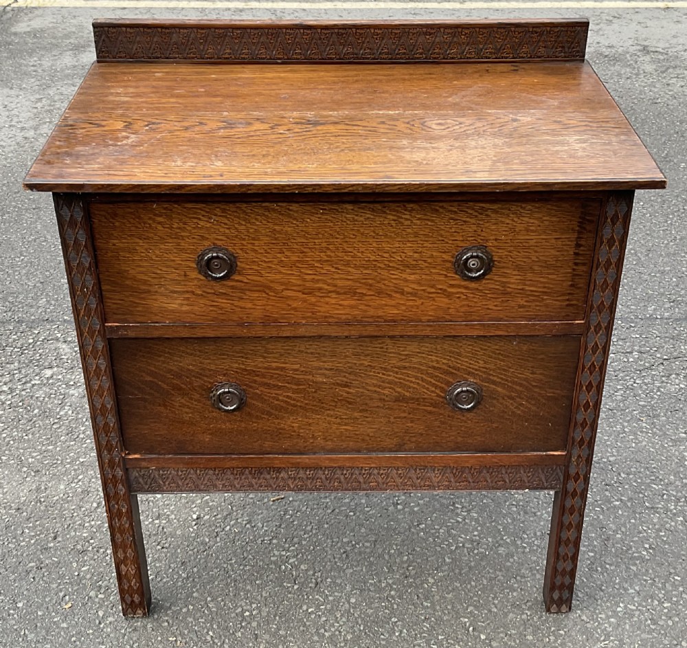 Small Oak Chest of Drawers  View II