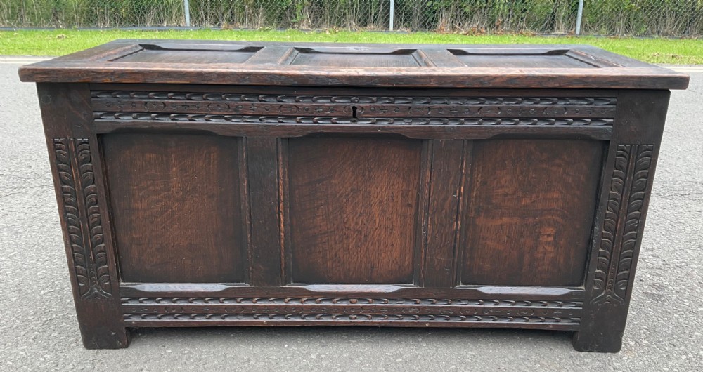 Victorian Small Panelled Blanket Chest