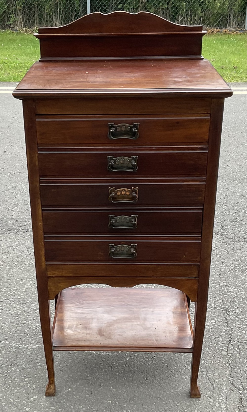 Edwardian Mahogany Music Cabinet