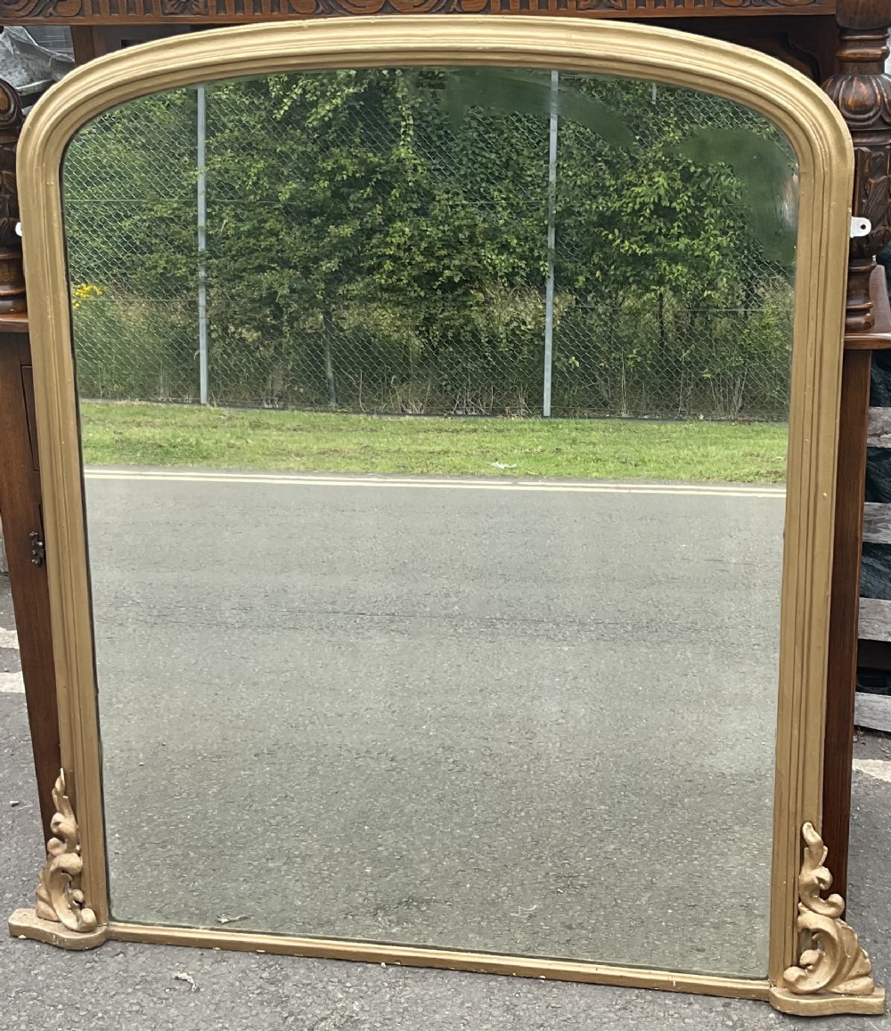 Victorian Gilt Overmantel Mirror