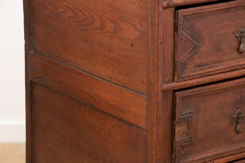 17TH CENTURY JACOBEAN OAK CHEST OF DRAWERS - ADDITIONAL PHOTO 15