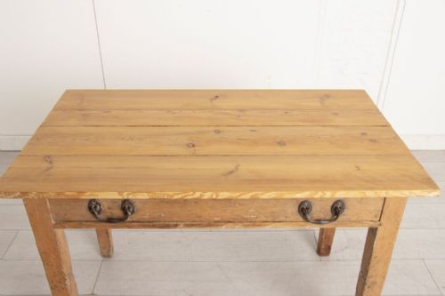 ENGLISH PINE PANTRY TABLE C1900 - ADDITIONAL PHOTO 2