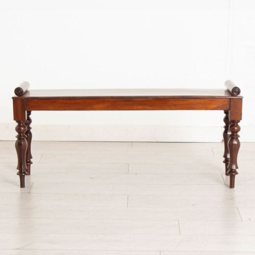 william iv mahogany window seat c1830 - CATEGORY: ANTIQUE FURNITURE - DATED 19TH CENTURY