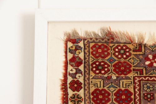 19TH CENTURY MILAS PRAYER MAT FRAGMENT - ADDITIONAL PHOTO 2