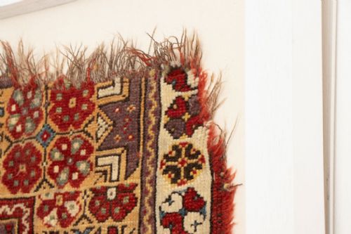 19TH CENTURY MILAS PRAYER MAT FRAGMENT - ADDITIONAL PHOTO 5