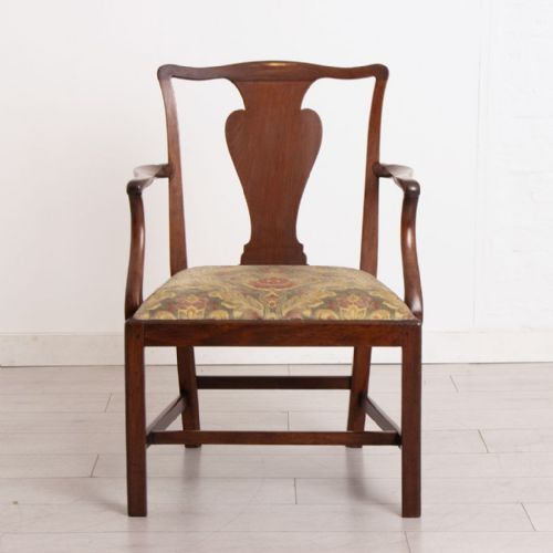 GEORGIAN MAHOGANY ARMCHAIR C1780 - ADDITIONAL PHOTO 1