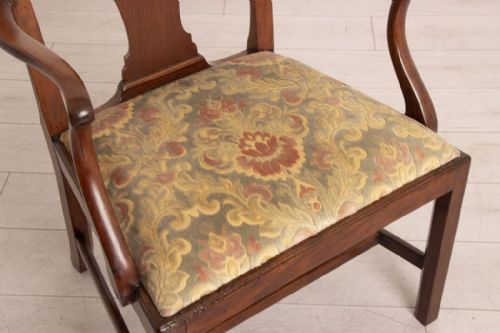 GEORGIAN MAHOGANY ARMCHAIR C1780 - ADDITIONAL PHOTO 3