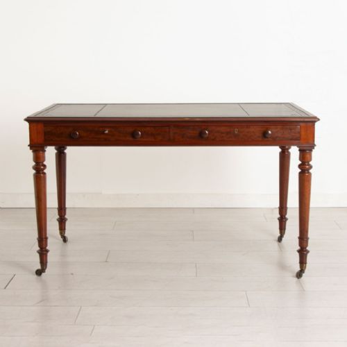 ANTIQUE MAHOGANY WRITING TABLE C1820 - ADDITIONAL PHOTO 1