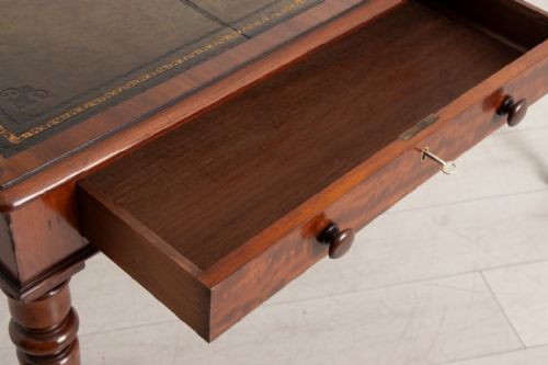 ANTIQUE MAHOGANY WRITING TABLE C1820 - ADDITIONAL PHOTO 2