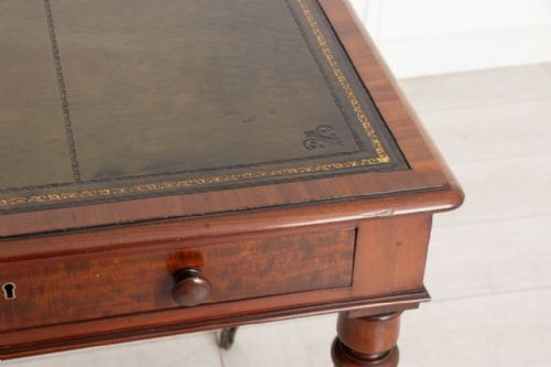 ANTIQUE MAHOGANY WRITING TABLE C1820 - ADDITIONAL PHOTO 3