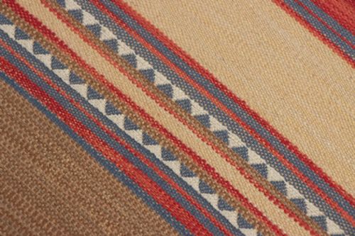 19TH CENTURY FRENCH FOOTSTOOL IN ANDREW MARTIN FABRIC - ADDITIONAL PHOTO 4