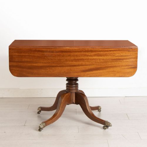 ANTIQUE PEMBROKE MAHOGANY SOFA TABLE - ADDITIONAL PHOTO 2
