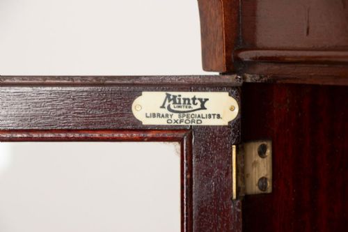 SECTIONAL MAHOGANY BOOKCASE BY MINTY OF OXFORD C1910 - ADDITIONAL PHOTO 2