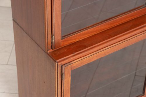 SECTIONAL MAHOGANY BOOKCASE BY MINTY OF OXFORD C1910 - ADDITIONAL PHOTO 3