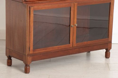 SECTIONAL MAHOGANY BOOKCASE BY MINTY OF OXFORD C1910 - ADDITIONAL PHOTO 6