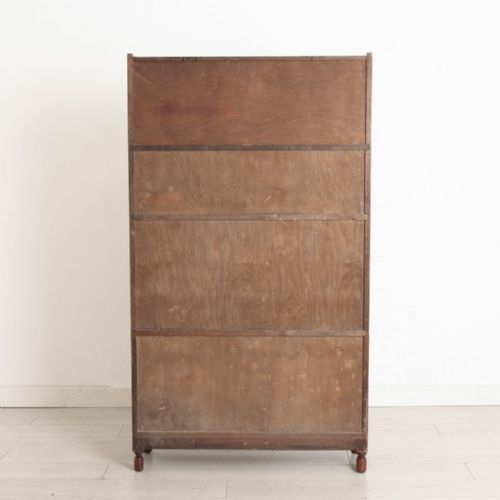 SECTIONAL MAHOGANY BOOKCASE BY MINTY OF OXFORD C1910 - ADDITIONAL PHOTO 7