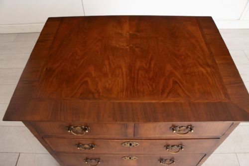 ANTIQUE EDWARDIAN INLAID CHEST OF DRAWERS - ADDITIONAL PHOTO 1