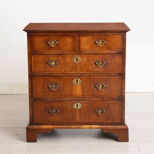 ANTIQUE EDWARDIAN INLAID CHEST OF DRAWERS - ADDITIONAL PHOTO 3