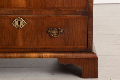ANTIQUE EDWARDIAN INLAID CHEST OF DRAWERS - ADDITIONAL PHOTO 6