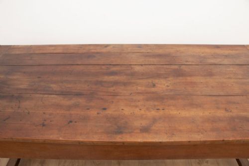 19TH CENTURY FRENCH CHERRYWOOD DINING TABLE ON TURNED LEGS - ADDITIONAL PHOTO 2
