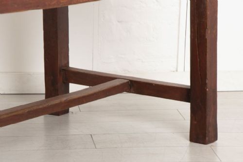19TH CENTURY RUSTIC FRENCH FARMHOUSE DINING TABLE - ADDITIONAL PHOTO 3