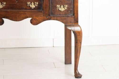 GEORGIAN OAK DRESSER BASE WITH FOUR DRAWERS - ADDITIONAL PHOTO 1