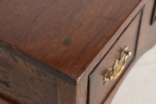 GEORGIAN OAK DRESSER BASE WITH FOUR DRAWERS - ADDITIONAL PHOTO 6