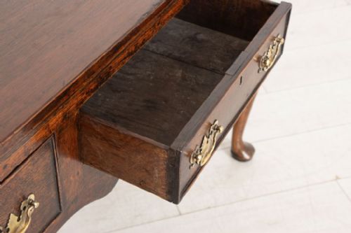 GEORGIAN OAK DRESSER BASE WITH FOUR DRAWERS - ADDITIONAL PHOTO 7