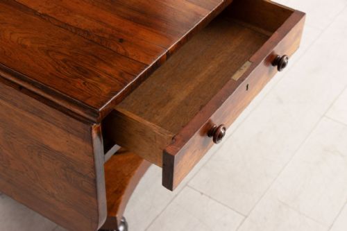 REGENCY ROSEWOOD SOFA TABLE - ADDITIONAL PHOTO 2