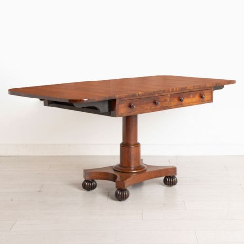 REGENCY ROSEWOOD SOFA TABLE - ADDITIONAL PHOTO 7