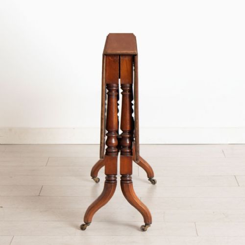 VICTORIAN MAHOGANY SUTHERLAND TABLE C1880 - ADDITIONAL PHOTO 2