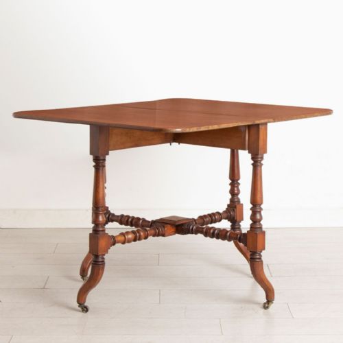 VICTORIAN MAHOGANY SUTHERLAND TABLE C1880 - ADDITIONAL PHOTO 5
