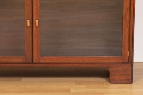 MAHOGANY SECTIONAL BOOKCASE BY MINTY OF OXFORD C1910 - ADDITIONAL PHOTO 3
