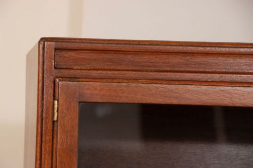 MAHOGANY SECTIONAL BOOKCASE BY MINTY OF OXFORD C1910 - ADDITIONAL PHOTO 6