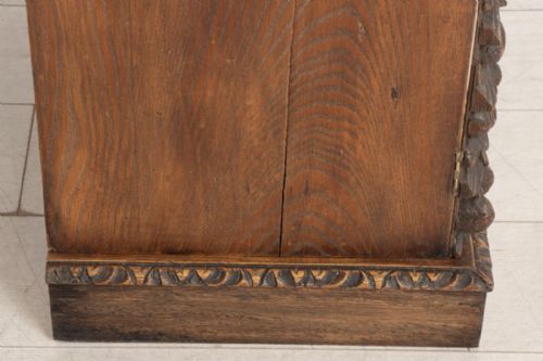 HIGHLY CARVED GREEN MAN STYLE OAK WELLINGTON CHEST C1900 - ADDITIONAL PHOTO 7