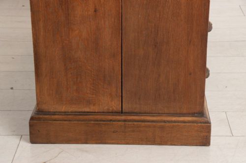 LATE 19TH CENTURY SOLID OAK GREEN MAN STYLE DESK - ADDITIONAL PHOTO 8