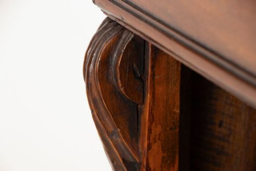 VICTORIAN OPEN BOOKCASE IN WALNUT C1890 - ADDITIONAL PHOTO 3