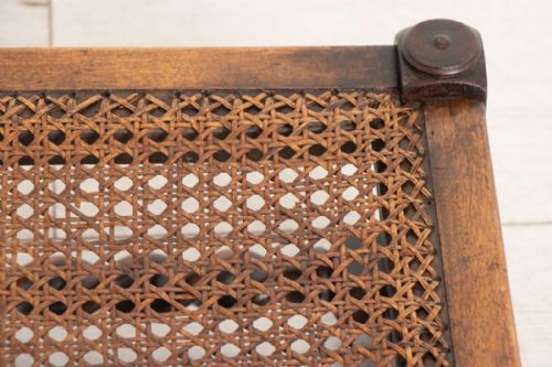 1920S OAK BARLEY TWIST AND RATTAN FOOTSTOOL - ADDITIONAL PHOTO 3