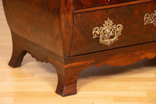 ANTIQUE BAROQUE STYLE DUTCH BUREAU IN ROSEWOOD C1800 - ADDITIONAL PHOTO 7