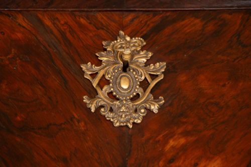 ANTIQUE BAROQUE STYLE DUTCH BUREAU IN ROSEWOOD C1800 - ADDITIONAL PHOTO 8