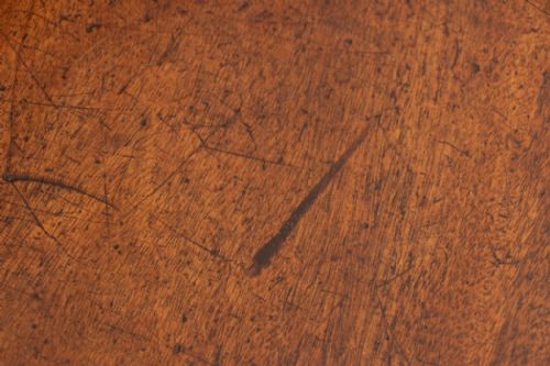 GEORGIAN OAK LOWBOY TABLE WITH THREE DRAWERS - ADDITIONAL PHOTO 6